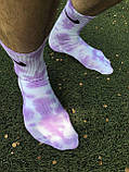 Шкарпетки tie-dye набір з 5 пар (найк носкі), фото 5