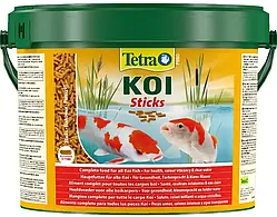 Сухий корм для ставкових риб Tetra в паличках «KOI Sticks» 10 л (для коропів кої)