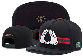 Снепбек Snapback Кепка Бейсболка Сніпбек Cayler Sons Руки Міккі чорний, фото 1