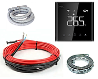 Комплект теплый пол CableKit Sensor-450 (2,4-3,6 м2 ) Нагревательный кабель + терморегулятор 4HEAT