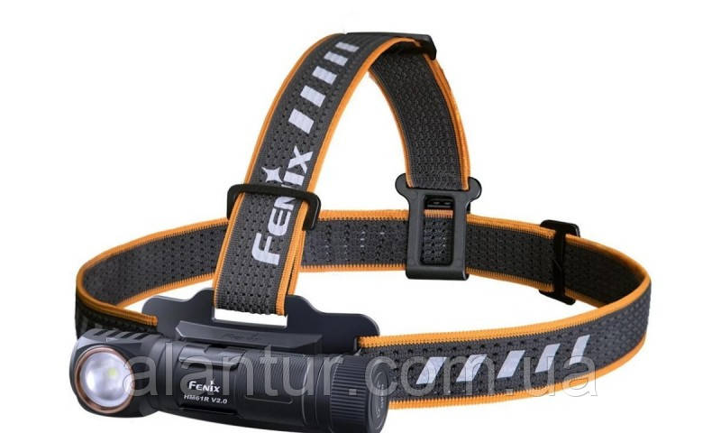 Ліхтар Fenix HM61R V2.0 ручний та налобний, 1600 люмен, IP68, акумулятор 18650, фото 1