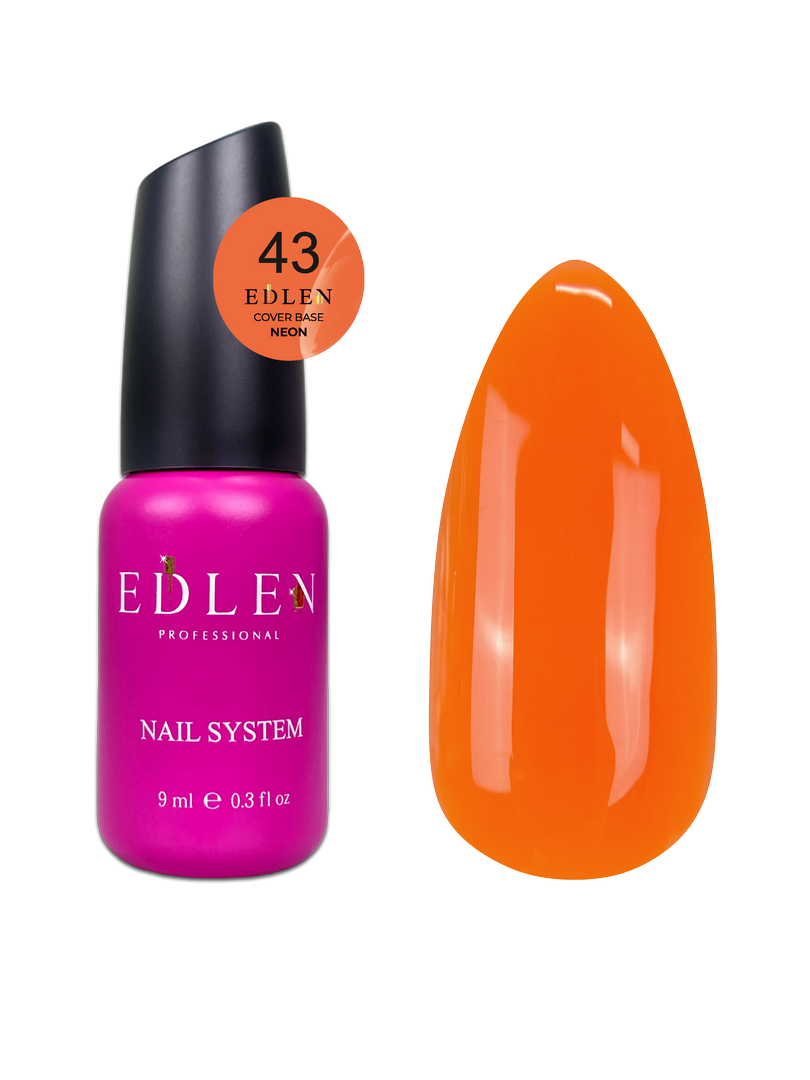 Камуфлювальна база Edlen Cover Neon Base No43, 9 мл
