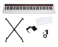 Цифрове піаніно NUX NPK-10 WH (пюпітр,блок живлення,педаль, серветка)