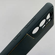 Чохол для Samsung Galaxy S21 Ultra шкіряний матовий чохол на телефон самсунг с21 ультра чорний u9h, фото 4