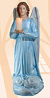 Скульптура Ангел на колінах зі свічкою 145 см полімер (Польща)
