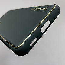 Чохол для Samsung Galaxy S21 шкіряний матовий чохол із захистом камери на телефон самсунг с21 чорний u9h, фото 6