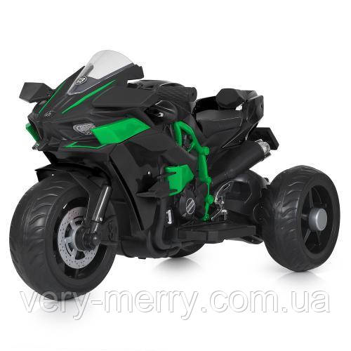 Дитячий електромотоцикл Kawasaki Ninja (зелений колір)