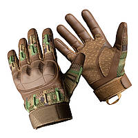 Сенсорные тактические перчатки с защитой "Мультикам Восприятие" S