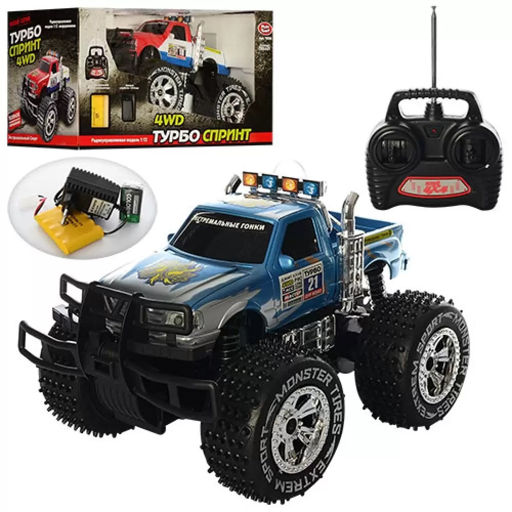 Джип на радіокеруванні 6568-310/9000, акумулятор, машинка на р/к, 1:12, іграшка, всюдихід, пульт, фото 1