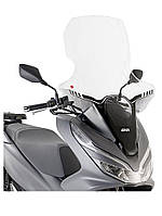 Ветровое стекло Givi Honda PCX 125 (18-20) прозрачное [85 x 63 см] (крепление в комплекте)