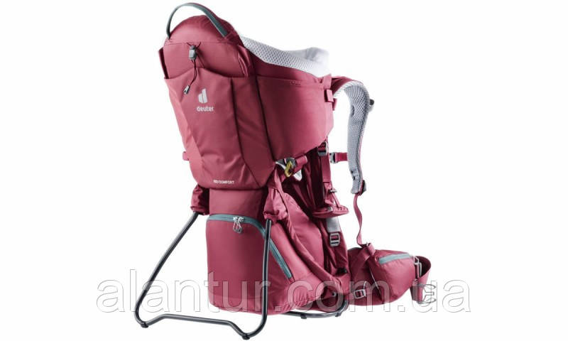 Рюкзак-переноска для дітей DEUTER Kid Comfort 5026 maron, ергономічний та з вентиляцією Aircomfort, 14 л