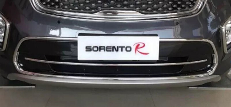 Kia Sorento хром накладки на решетку радиатора KIA КИА Sorento UM 2015+ тип B