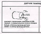 Показник температури води стрілковий Ket Gauge 7702-3 LED діодний Ø52мм прилад датчик автомобільний, фото 7