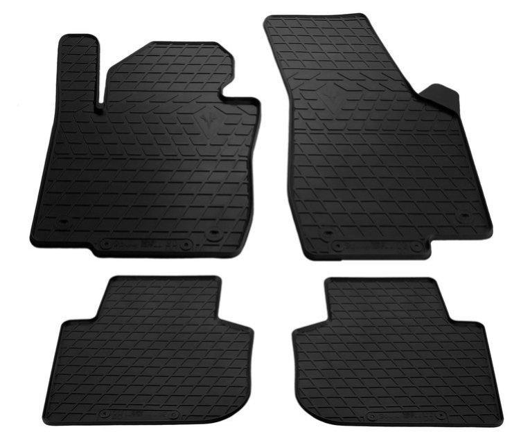 Автомобільні килимки поліки в салон на Volkswagen Passat B8 USA 18- 4шт чорні Stingray Фольксваген Пасат Б8, фото 1