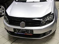 Volkswagen Golf-6 Дефлектор капота мухобойка на для VOLKSWAGEN Фольксваген VW Golf-6 2008 -