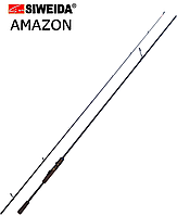 Спиннинг карбон 2.4 м 1-9 г Amazon Siweida
