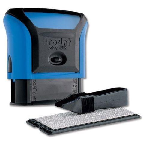 Самонабірний текстовий штамп 4 рядковий + 2 каси знаків, фото 1