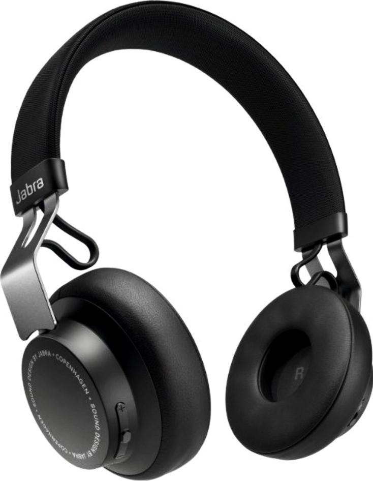 Бездротові навушники Bluetooth гарнітура Hi-Fi JABRA MOVE Titanium black Чорний, фото 1