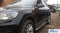 Volkswagen Touareg 11+ боковые пороги подножки площадки на для Фольксваген Таурег Volkswagen Touareg 11+