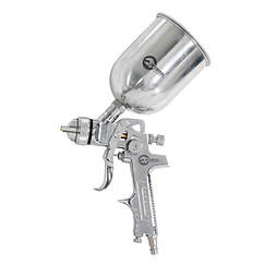 Фарбопульт пневматичний HVLP, форсунка 1.4мм, верхній металевий бачок 600мл., 3бар