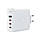 Мережевий зарядний пристрій ACEFAST A37 PD100W GaN (3*CUSB-C+USB-A) charger set White, фото 2
