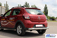Dacia Sandero Stepway 13+ защитная дуга защита заднего бампера на для Дачия Сандеро Степвей Dacia Sandero