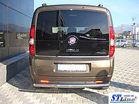 Fiat Doblo 10-15 защитная дуга защита заднего бампера на для Фиат Добло Fiat Doblo 10-15 d60х1,6мм