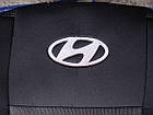 Автомобільні чохли авточохли салону на сидіння Elegant Hyundai Elantra HD чорні 06-10 Хендай Элантра, фото 2