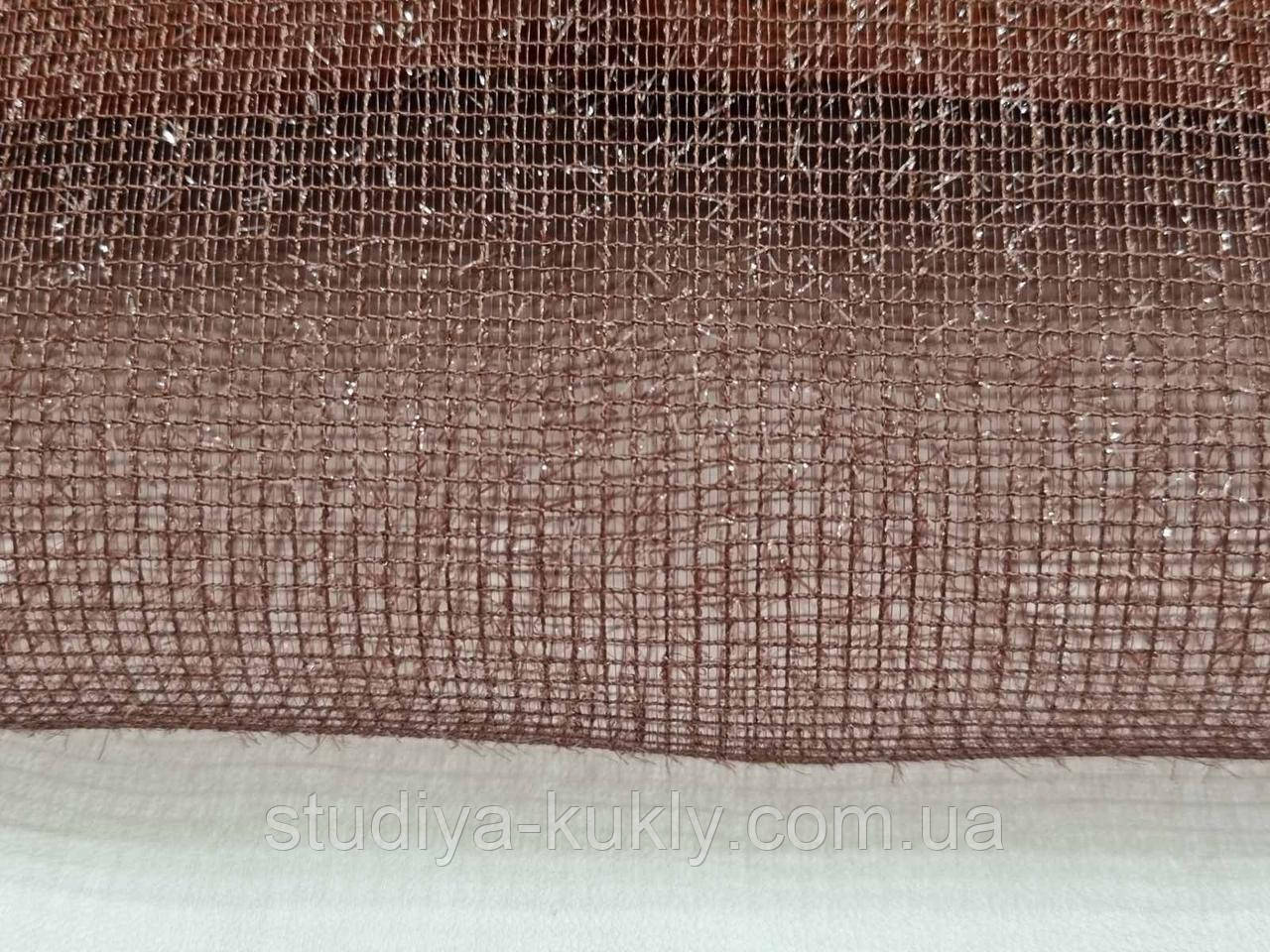 Тканина для ляльок, сіточка. Колір бордовий 30*40 см