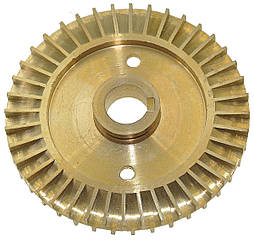 Крильчатка насоса латунна d 12*70 шпонка