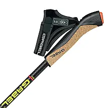 Ультралегкі палиці для скандинавської ходьби Gabel FX-75 Snake Carbon Dual Spike, 110 см (Black), фото 4