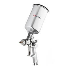 Фарбопульт пневматичний HVLP, форсунка 1.3мм, верхній металевий бачок 1000мл, 3бар.