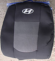 Автомобильные чехлы авточехлы салона на сиденья Elegant Hyundai Santa Fe Classic 5м черные 18- Хендай Санта Фе