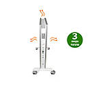 Керамічний обігрівач EcoTeplo 1 кВт для кімнати, будинку, квартири. Електричний обігрівач приміщення, фото 4