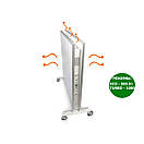 Керамічний обігрівач EcoTeplo 1 кВт для кімнати, будинку, квартири. Електричний обігрівач приміщення, фото 3