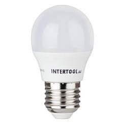 Лампа світлодіодна LED G45, E27, 5Вт, 150-300В, 4000K, 30000г, гарантія 3 роки.