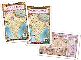 Настільна гра Ticket To Ride: India & Switzerland (Квиток на поїзд: Індія та Швейцарія) (дополнение), фото 5