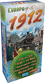 Настільна гра Ticket to Ride: Europe. 1912 (Квиток на потяг: Європа. 1912 (Англійською))(доповнення)