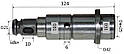 Ствол перфоратора Bosch 2-24 голий аналог 1616490061, фото 2