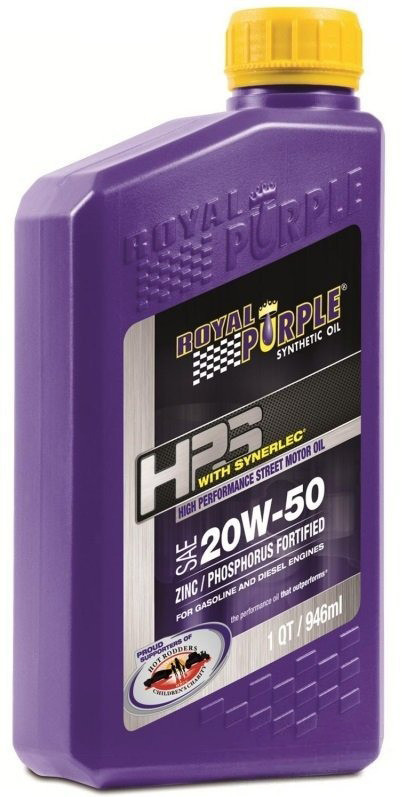 Моторне автомасло Royal Purple HPS 20w50 фасовка 0.946 л /1 кварта / Royal Purple motor oil 20w50 1qt