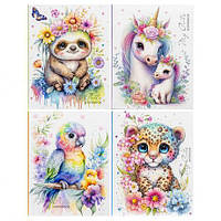 От 5 шт. Блокнот  12,8*16,5см  "Мандарин" 48 ар., інтегр. обкл., матова лам., клітинка 227863/БК025/5-8 купить оптом