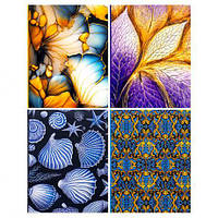 От 4 шт. Блокнот  12,8*16,5см  "Мандарин" 64 ар., інтегр. обкл., матова лам., клітинка 227955/БК026/5-8 купить оптом