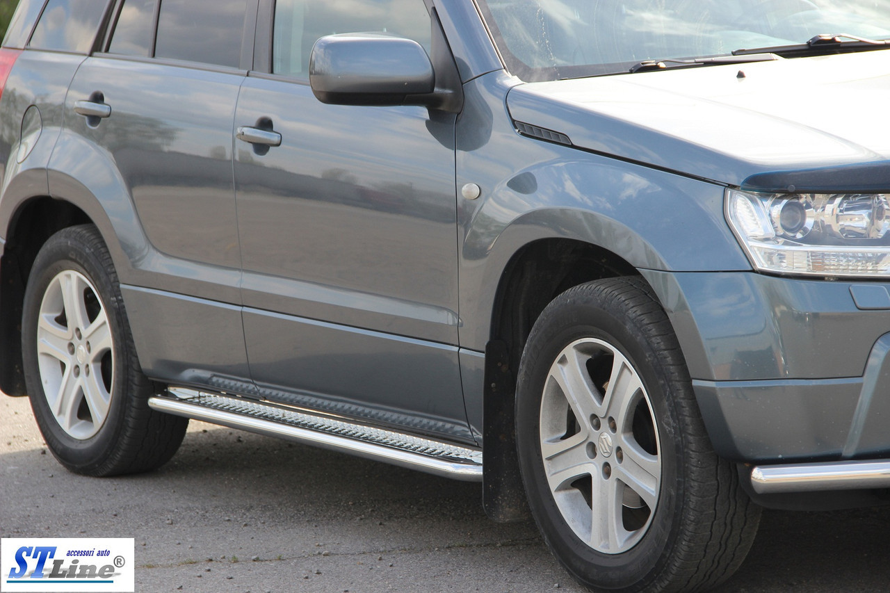 Купить Suzuki Grand Vitara II 05-12 боковые пороги подножки площадки на ...