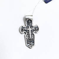 Оригинальный серебряный крест мужской массивный православный