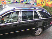 Накладки на стойки дверей Mercedes W210 1995-2003 6шт Автомобильные декоративные накладки на авто