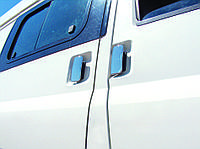 Накладки дверных ручек Ford Transit 2000-2014 4 двери + 1 замок на ручки дверей авто