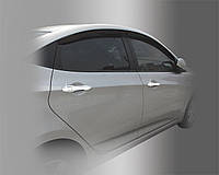 Накладки дверных ручек Hyundai Accent 2011- 8шт на ручки дверей авто