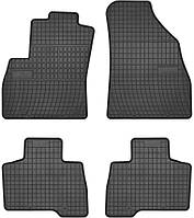 Автомобильные коврики в салон Frogum на для Peugeot Bipper 1 08- 1-2 ряд Пежо Биппер черные