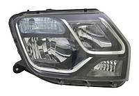 Передня альтернативна тюнінг оптика фара DEPO на Dacia Duster права 13-18 Дачия Дастер