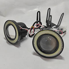 S 64мм 2,5" 12V обід пара 64x50 LIDER додаткова світлодіодна протитуманна автофара LED фара 12в ЛІДЕР